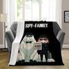 Spy X Family Summer King Size Microfiber Throw Blanket  Plaid Knitted Bedding for Home Interior Beach Towel