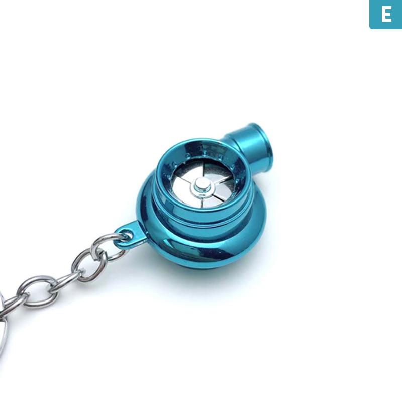 1ks LED prívesok na kľúče do auta Turbo