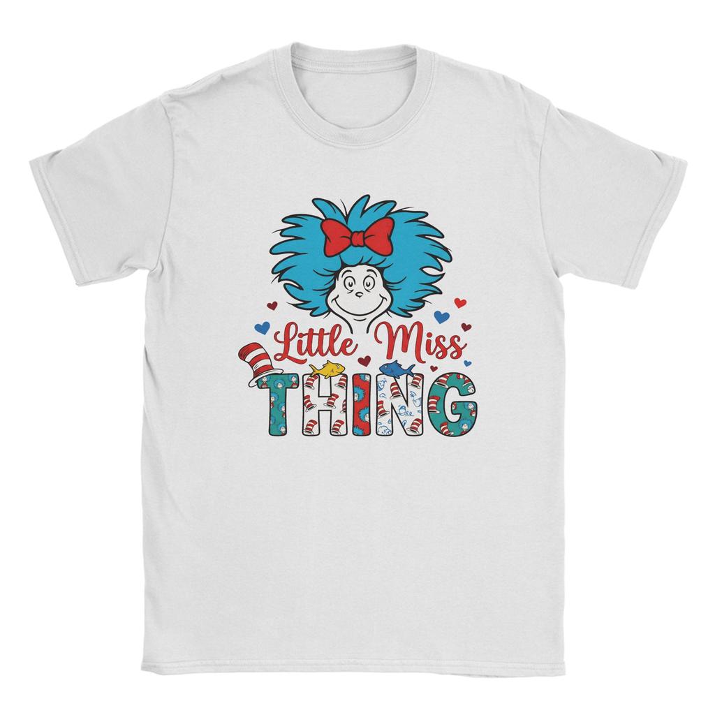 Dr Seuss Thing 1 Thing 2 Buddies reading day Printed T Shirt for Unisex Women Cotton Tee Shirt Clothes