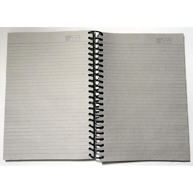 

Amblitz Rough Spiral Notebook 400 Page; Single Line - Pack of 2 Regular