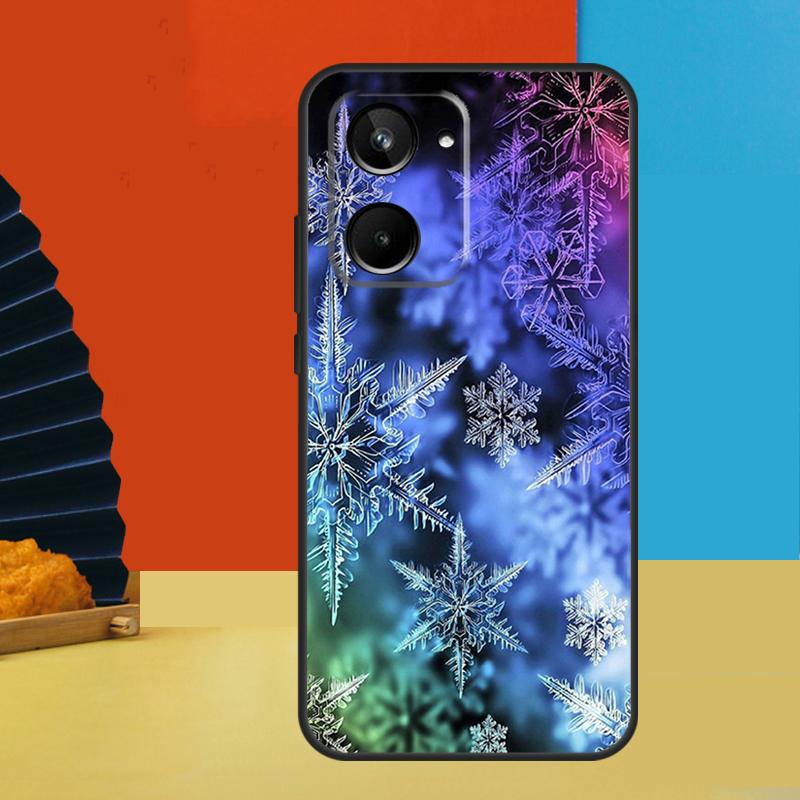 Snow Snowflake Winter For Realme C75 C71 C55 C53 C67 C61 C33 C63 C51 10 11 12 13 14 Pro Plus C65 GT7 15 Pro Case