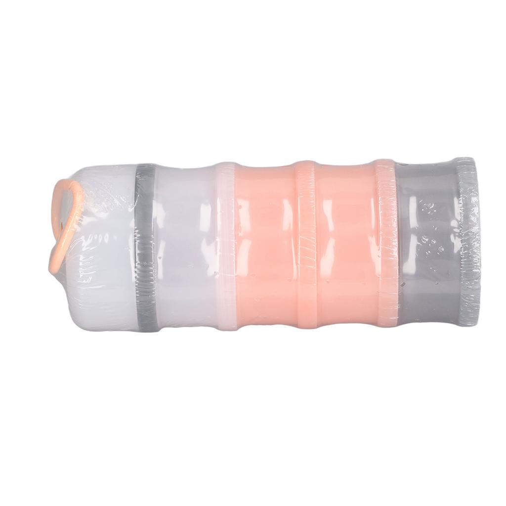 Milk Powder Dispenser 3 Layers Stackable Portable Snack Food Storage Container for Outdoor Travel