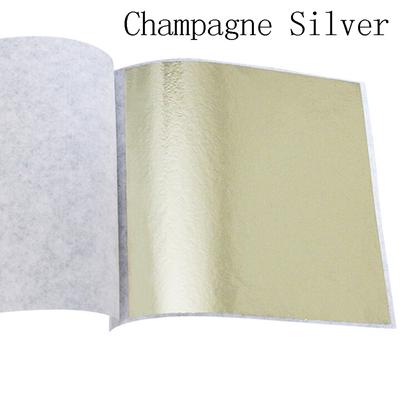 100 hojas de papel de aluminio dorado para manualidades, herramienta de decoración de papel artesanal
