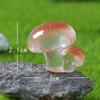 9 Teile/satz Mini Leuchtende Pilz Miniaturen Glow In The Dark Ornament Moos Terrarium Micro Landschaft Fee Garten Dekoration