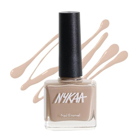 

Nykaa Nude Nail Enamel Collection Nail Polish, Matte Finish, Caramel Macchiato, 53, 8 Ml