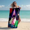 Personalized customized proof beach towel with The Midnight Gospel pattern - soft, absorbent,quick-drying,perfect swimming,camping&bathing
