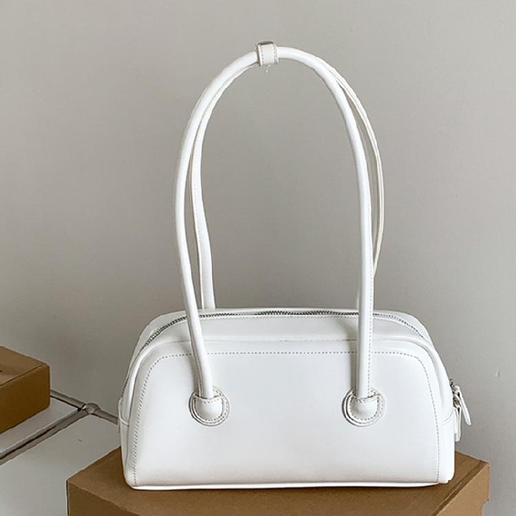 Splashproof Handbag Travel Bags for Women Solid Color Soft Leather Bag