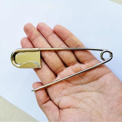 5pcs Large Size Silver Stainless Steel Safety Pin DIY Sewing Needles Wrapped Safety Pins Fixing Files Tools  Apparel Accessories