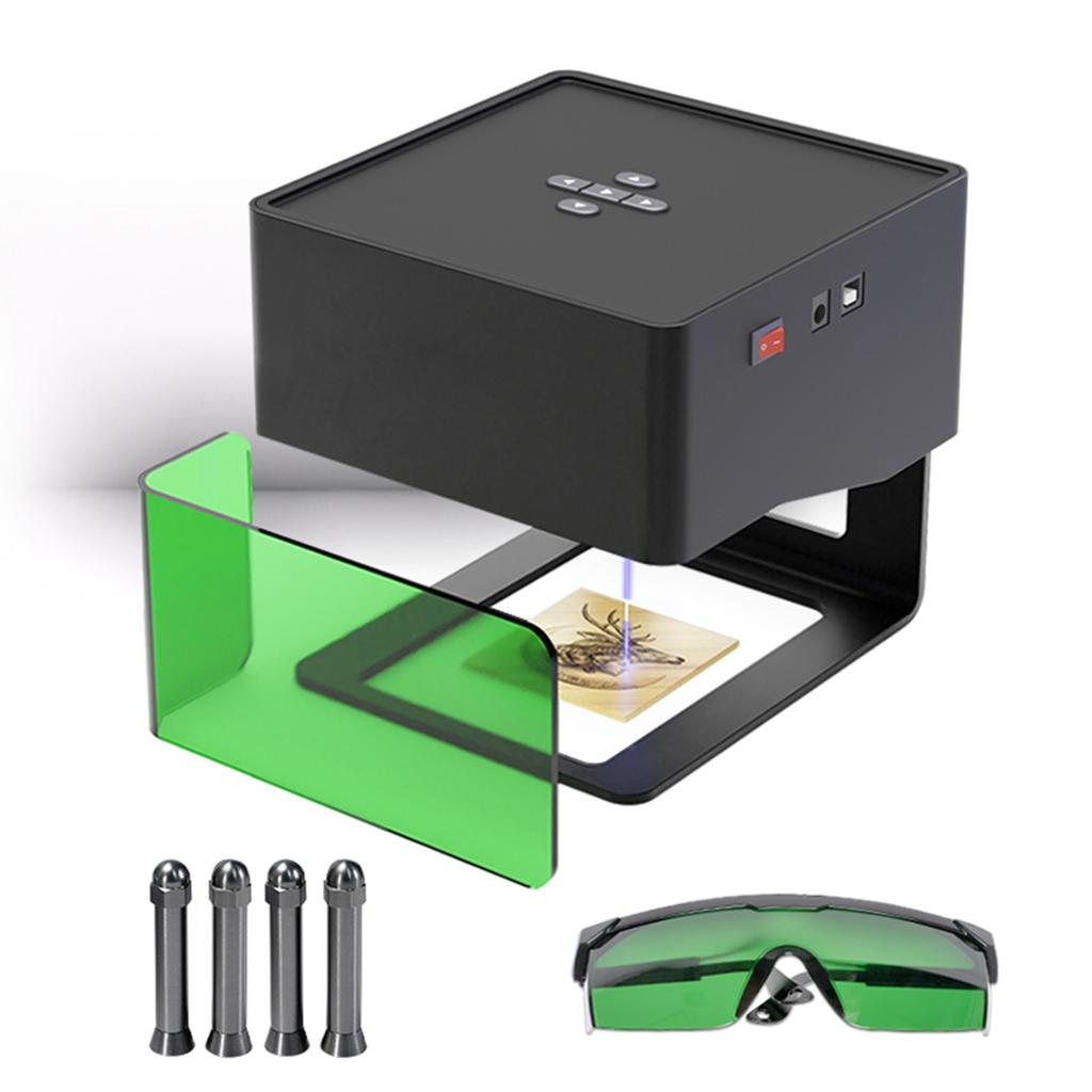 DAJA DJ6 Laser Engraver DIY Marking Portable Engraving Machine for DIY Handcraft Mark Printer 80x80mm Carving Area with 4PCS