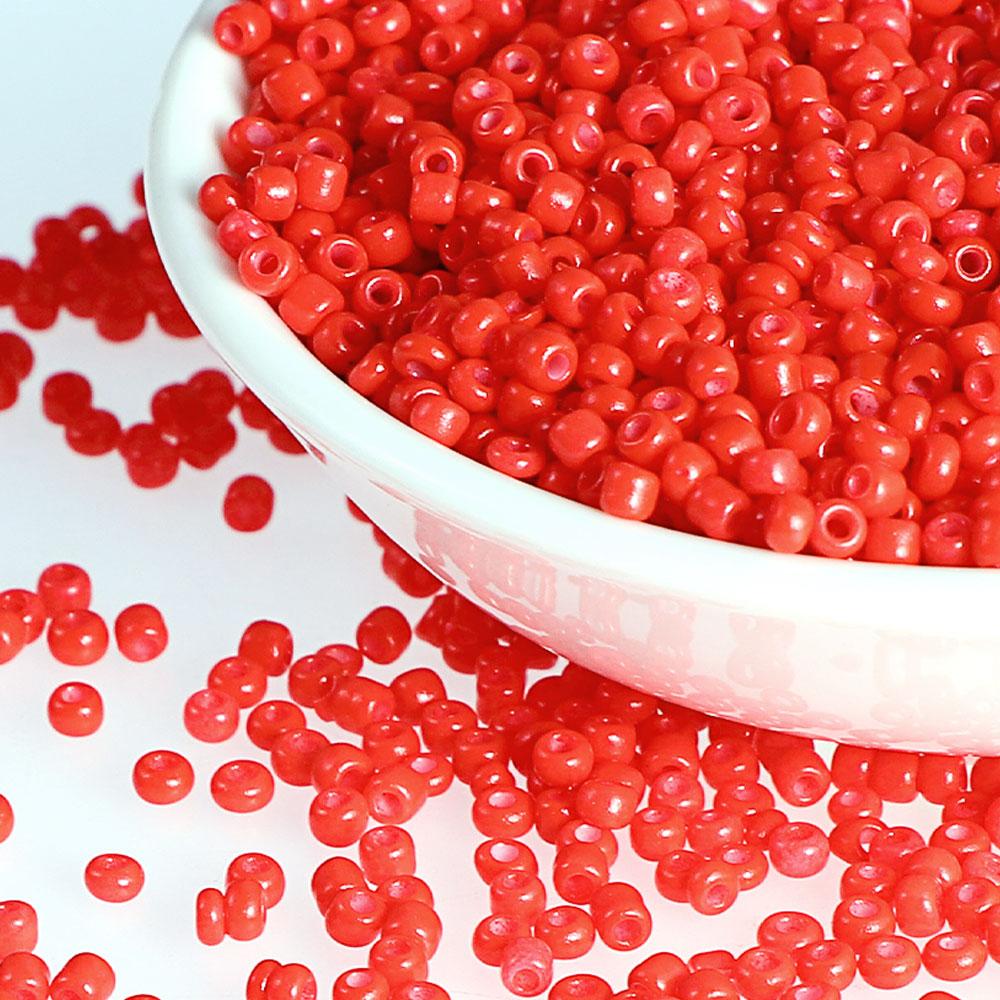 About1000/500/150pcs/Lot 2/3/4mm Glass Seed Beads Round Spacer Bead For DIY Earrings Bracelet Necklace JewelryMaking Accessories