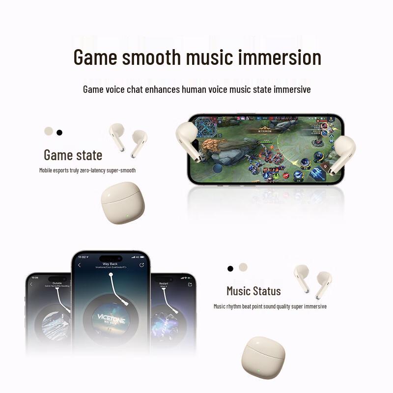 Viken P210 Semi-in-Ear Bluetooth Earbuds