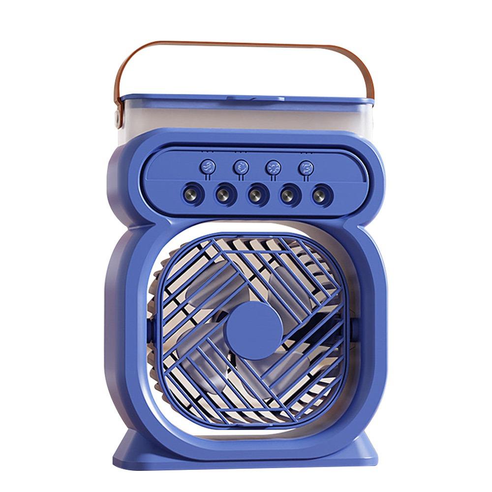 

Охлаждающий вентилятор Кондиционер Портативный Светодиодный ночник Летний увлажнитель воздуха Вентилятор Дом синий