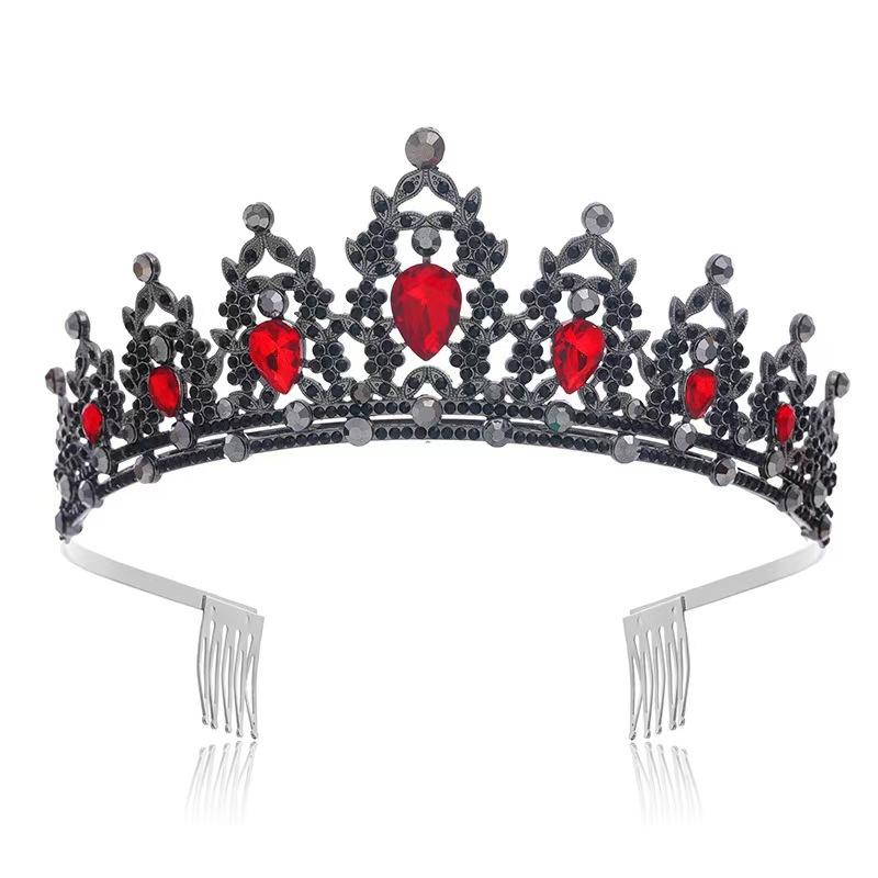 Bride's Crown Headwear  Alloy Rhinestone Hair Band Wedding Crown  Birthday Hair Accessory  Style Headband Accessory