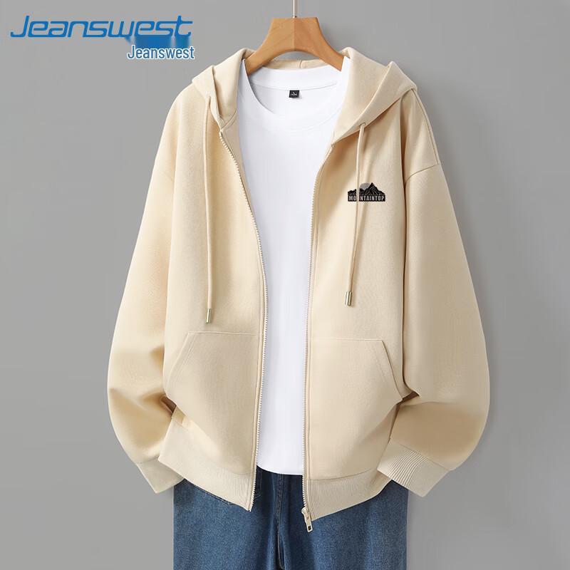 Jeanswest Men s Hooded Casual Loose Fit Cardigan Jacket 4XL