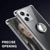 Clear Soft Case For Xiaomi Redmi Note 12 Pro Plus Speed 12 Turbo 11 Pro plus 12S 11S 11T 11R Ring Stand Holder Transparent TPU Silicone Back Cover