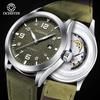 OCHSTIN Retro Genuine Leather Automatic Men's Watch - Trendy Casual Business Wristwatch