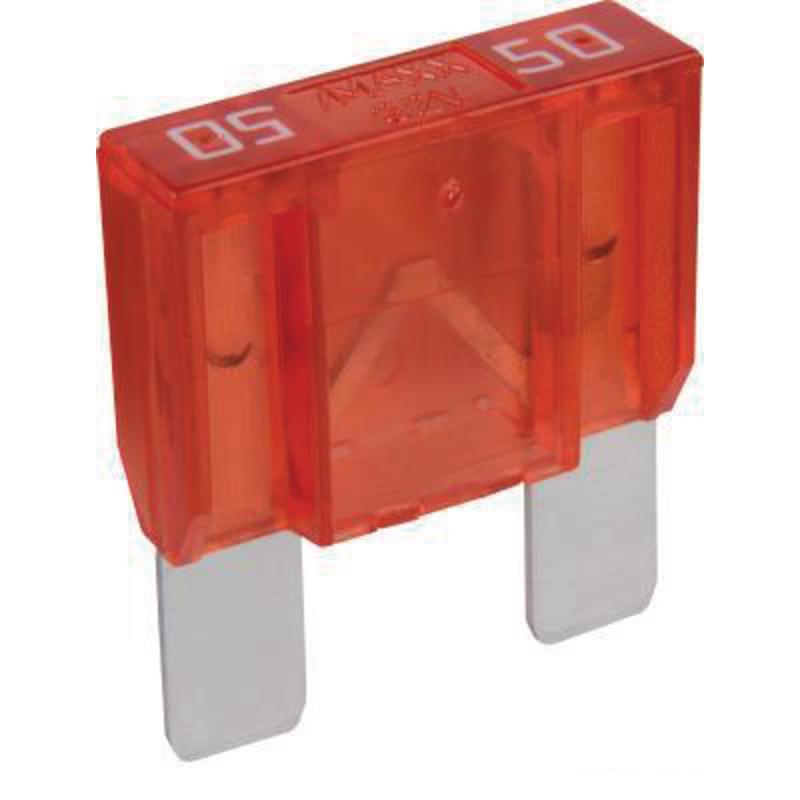 Maxi flat plug fuse 32V 1x50A 29.7x33.9mm red