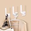 Punch-Free Adhesive Hooks: Traceless Kitchen Wall-Mounted Paper Towel Storage Rack