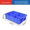 Multi-Compartment Rectangular Plastic Storage Box