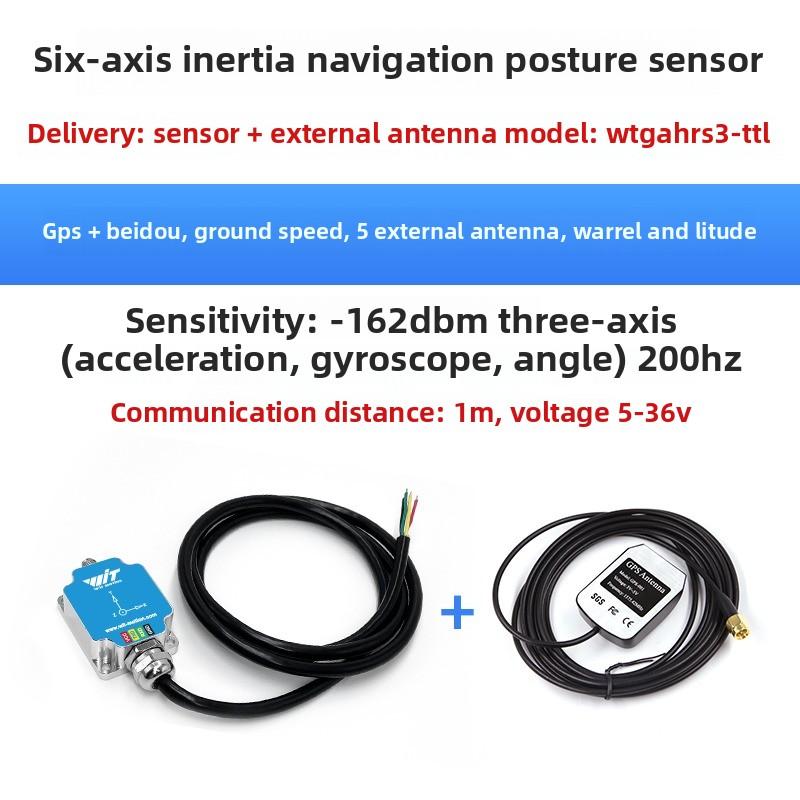 WTGAHRS1 Serial GPS Integrated Inertial Navigation GPS Inertial Navigation Accelerometer Gyroscope Sensor Angle Longitude WTGAHRS3-TTL