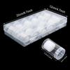 Transparent Coin Capsule Holder Case Commemorative Coin Collection Container Coin Storage Box 12 Barrels Coin Protection Tube
