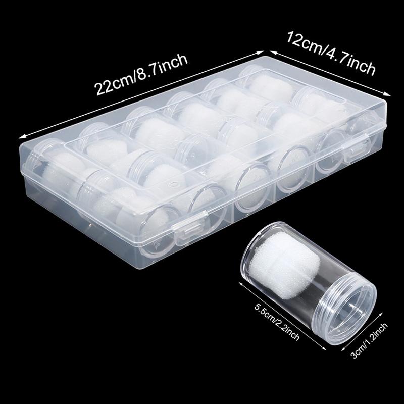 Transparent Coin Capsule Holder Case Commemorative Coin Collection Container Coin Storage Box 12 Barrels Coin Protection Tube