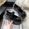 Fashion Women Mary Jane Shoes Spring New Style Retro British Style Thick Bottom Loafers Japanese Style Single Flat Shoes Sapato Feminino