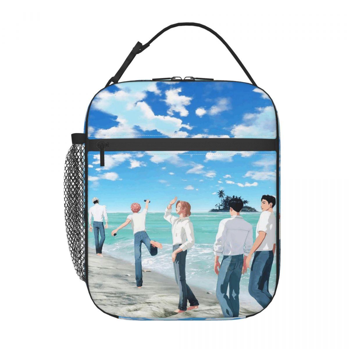 

Kpop PLAVE Caligo Pt Insulated Lunch Bag for Women Kids Portable Food Boxes Thermal Lunch Box Tote One Size