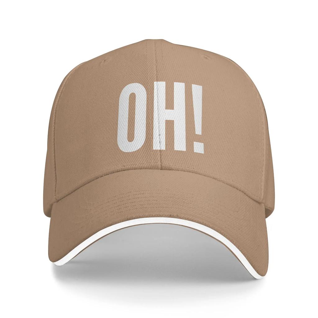 Art Letter Printed Oh Baseball Cap  Fashion Hip Hop Hats Summer Unisex Men Outdoor Gym Baseball Caps