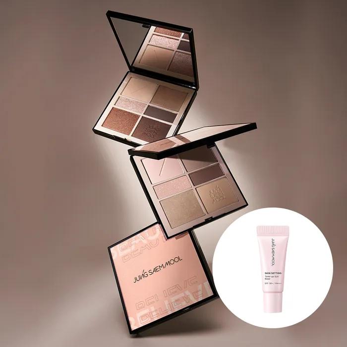 

Jung Saem Mool Палетка теней для век Artist Nude (Солнцезащитный крем с тонирующим эффектом 3 мл в комплекте) Glam Nude