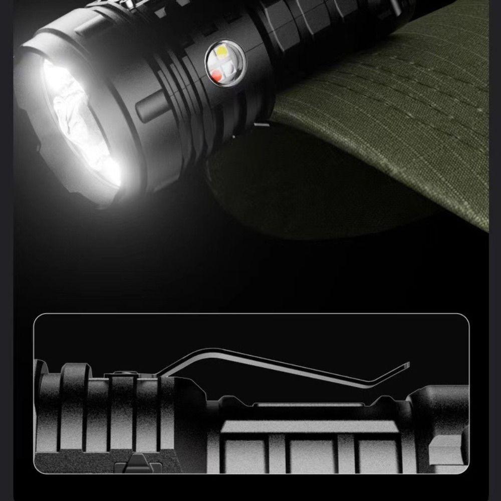 17 Modes Super Bright LED Flashlight Waterproof LED Pocket Flashlights Handheld Spotlight  Cycling