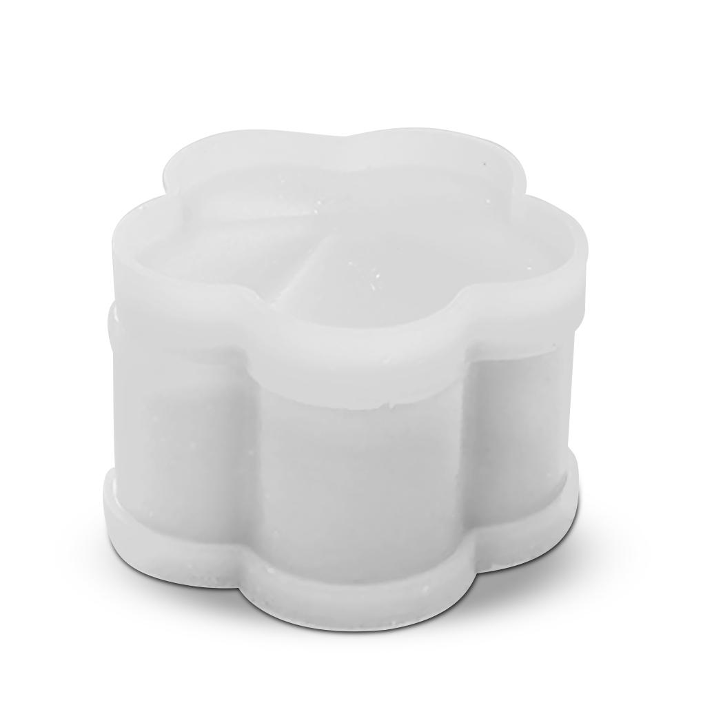 

Форма для ящика для хранения ручной работы, портативная силиконовая форма, гладкие гибкие формы для контейнеров, бытовые украшения для гипсовой глины flower-shape