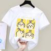 Chiikawas Summer T-Shirt Hachiware Usagi Kawaii Anime Clothes Fashion Cartoon Top Breathable Casual Short Sleeve Tee Gift