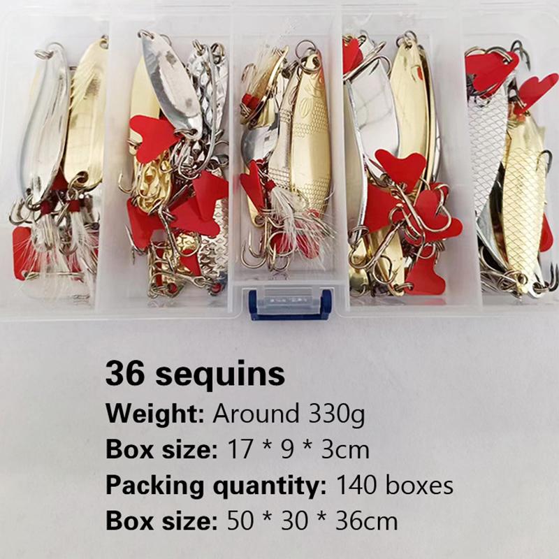 Mixed Fishing Lure Set Minnow Spoon Lure Soft Lure Fishing Accessory In Box Artificial Bait For Bass Pike Crank Dropshipping