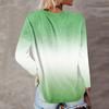 Women's Fashion Casual Long Sleeve Christmas Print Round Neck Pullover Top Blouse