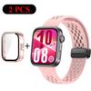 Armband+Hülle Silikonband für Huawei Watch Fit 4 Pro Fit 4 Bequemes Armband für Huawei Watch Fit 3 Atmungsaktives PC-Gehäuse