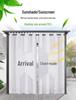 Weather-Resistant White Window Screen: Waterproof, Oilproof, Stainproof, Opaque, Light-Transmitting Gauze for Indoor/Outdoor Use