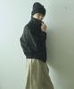 Black Moment Signature Suede Oversized Jacket 2Way [Black]