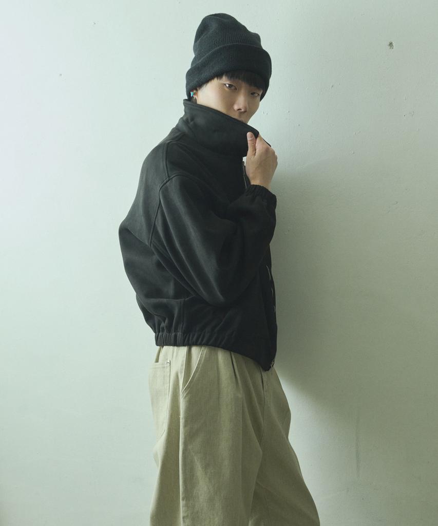 Black Moment Signature Suede Oversized Jacket 2Way [Black]