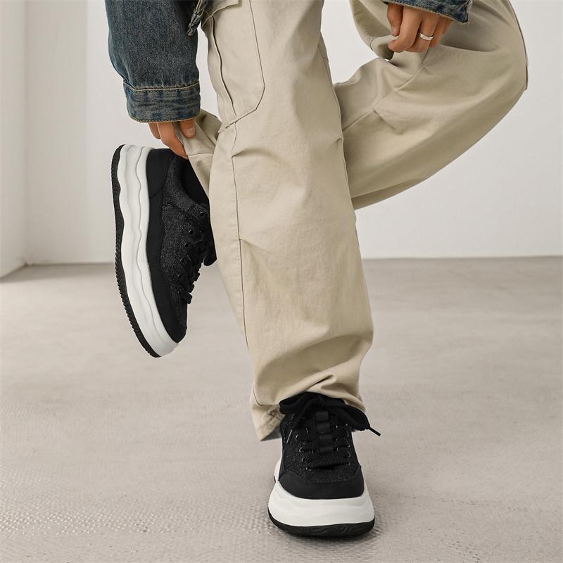 Fashion Thick soled height increasing men's shoes Classic Comfort Brand Daily leisure sports Style  Four Seasons Shoes Quality Youth New