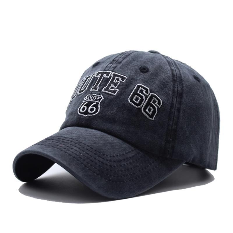 New Embroidered Shark Denim Cap Made Old Washed Trendy Men's Personalized Baseball Cap Women's Sunshade Sunscreen Cap