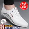 Summer new men's leather versatile soft-soled casual leather shoes driving Doudou shoes