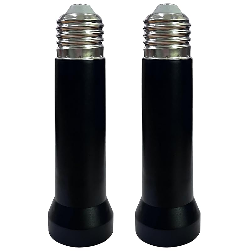 Light Socket Extender, E26/E27 Light Bulb Socket Extender Standard Medium Base, 5.31 inch LED Light Bulb Extension Socket Adapter for Screw in