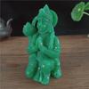 Jadefarbene Hanuman Statue Skulptur Große Harz Ornamente Hindu Affengott Buddha Statuen Figur Dekoration für Zuhause Glücksbringer Geschenke