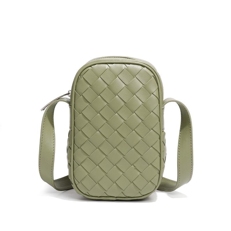 Sommer Vertikale Handytasche, Gewebte Ein-Schulter-Tasche, Mini-Tasche, Multifunktionale Umhängetasche