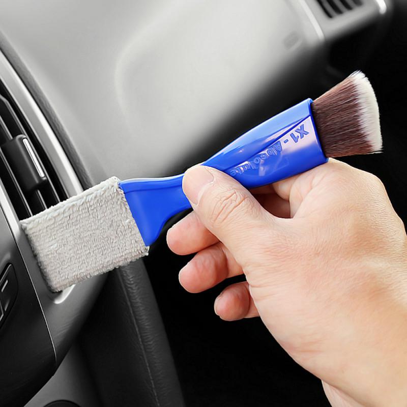 1pc Car Cleaning Brush 360 ° Multi-directional Window Door Corner Gap Dashboard Duster Cleaning Wash Brush Car Accessories