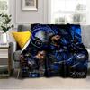 Coperta da Calcio Atalanta Leggera Ideale per il Letto Perfetta per Viaggi, Campeggio, Soggiorni, Uffici, Divani, Regalo di Natale per tifosi