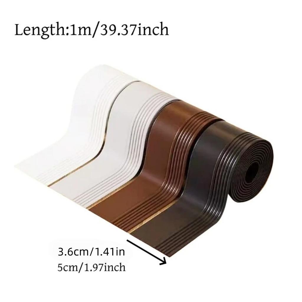 1pc Waterproof Self-Adhesive Strip For Sealing Door Gaps Soundproof Insect-Proof And For Dustproof And For Glass Doors And Windo