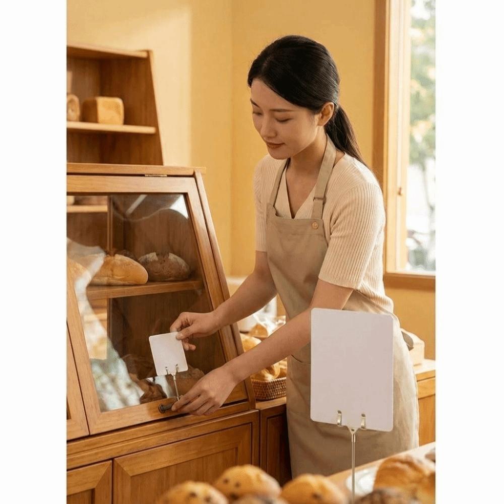 5Pcs Alligator Clasp Sign Holder Display Stand Vertical Price Display Sign Clip Shelf Label Card