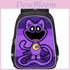 Stylish Catnap Poppy Playtime Backpack For Students Cartoon Print Dual Straps